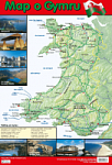 Map o Gymru Poster (Map of Wales)