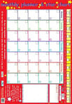 Monthly Planner and Star Chart Poster