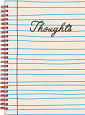 Thoughts Wire-O Journal