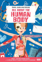 Travel, Learn and Explore: All about The Human Body Book and Puzzle