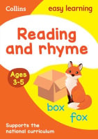 Collins Easy Learning Preschool: Reading and Rhyme (Ages 3-5)