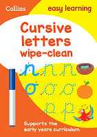 Collins Easy Learning Preschool: Cursive Letters Wipe-Clean Activity Book (Ages 3-5)