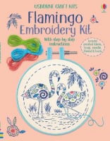 Flamingo Embroidery Kit 
