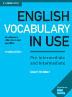 English Vocabulary in Use Fourth Edition Pre-Intermediate and Intermediate with answer key