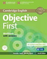 Objective First Fourth Edition Workbook with answers and Audio CD