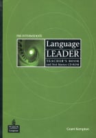 Language Leader Pre-Intermediate Teacher's Book and Test Master CD-ROM