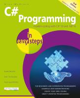 C# Programming in Easy Steps 3rd Edition