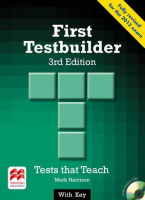First Testbuilder 3rd Edition with key and Audio CDs