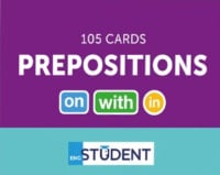 105 Cards: Prepositions