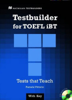Testbuilder for TOEFL iBT with key and Audio CDs