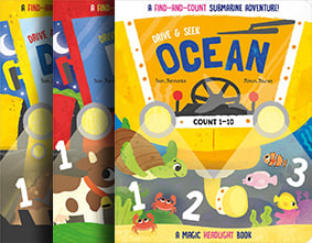 Серия Drive and Seek - Magic Headlight Books  - изображение