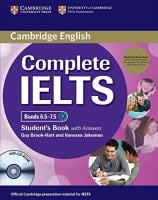 Complete IELTS Bands 6.5-7.5 Student's Book with answers and CD-ROM and Audio CDs