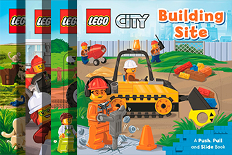 Серия LEGO® City. Push, Pull and Slide Books  - изображение