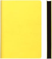Signature A6 Lined Notebook Yellow