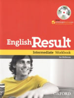 English Result Intermediate Workbook with answer key booklet and MultiROM