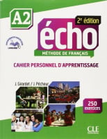 Écho 2e Édition A2 Cahier personnel d'apprentissage avec CD audio et Livre-web