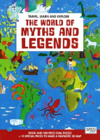 Travel, Learn and Explore: The World of Myths and Legends Book and Puzzle