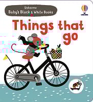 Usborne Baby's Black and White Books: Things That Go