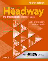 New Headway Fourth Edition Pre-Intermediate Teacher's Book with CD-ROM
