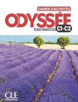 Odyssée C1/C2 Cahier d'activités avec audio en ligne