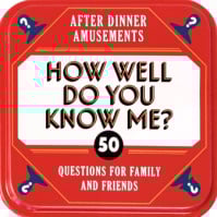 After Dinner Amusements: How Well Do You Know Me?