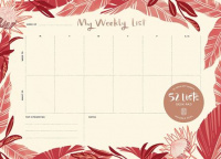52 Lists: My Weekly List Desk Pad