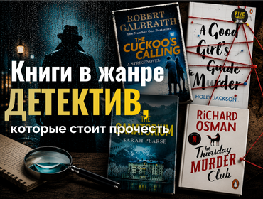 Книги в жанре детектив, которые стоит прочитать: 10 современных бестселлеров на английском