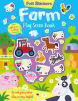 Felt Stickers: Farm Play Scene Book