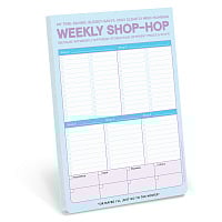 Weekly Shop-Hop Pad with Magnet (Pastel Version)