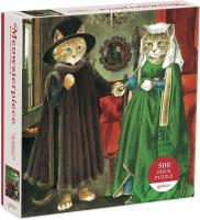 Meowsterpiece of Western Art: The Arnolfini Marriage 500 Piece Puzzle