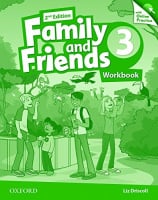 Family and Friends 2nd Edition 3 Workbook with Online Practice