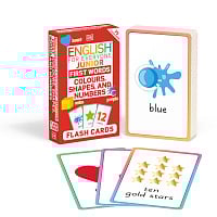 English for Everyone Junior: First Words Colours, Shapes, and Numbers Flash Cards