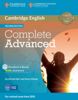 Complete Advanced Second Edition Student's Book with answers and CD-ROM