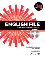 English File Third Edition Elementary Workbook with key and iChecker CD-ROM