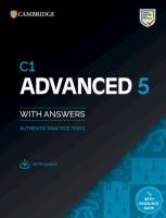 C1 Advanced 5 Authentic Practice Tests with Answers and Audio