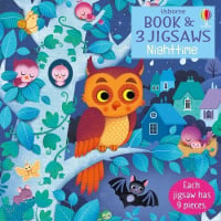 Usborne Book and 3 Jigsaws