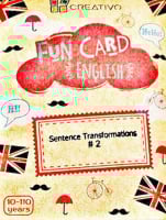 Fun Card English: Sentence Transformations #2
