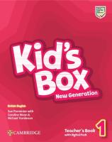 Kid's Box New Generation 1 Teacher's Book with Digital Pack