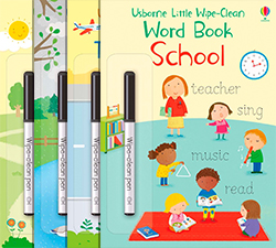 Серия Usborne Little Wipe-Clean Word Books  - изображение
