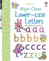 Wipe-Clean Lower-Case Letters