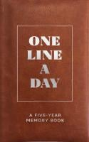 Luxe One Line a Day: A Five-Year Memory Book