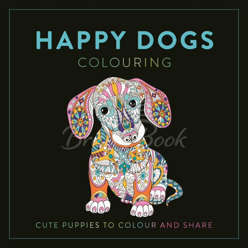Книга Happy Dogs Colouring изображение