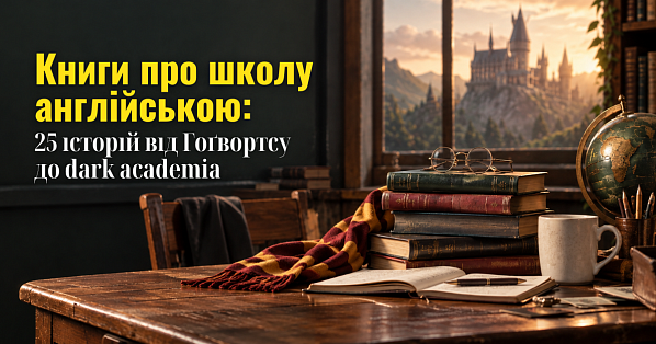 Книги про школу англійською: 25 історій від Гоґвортсу до dark academia