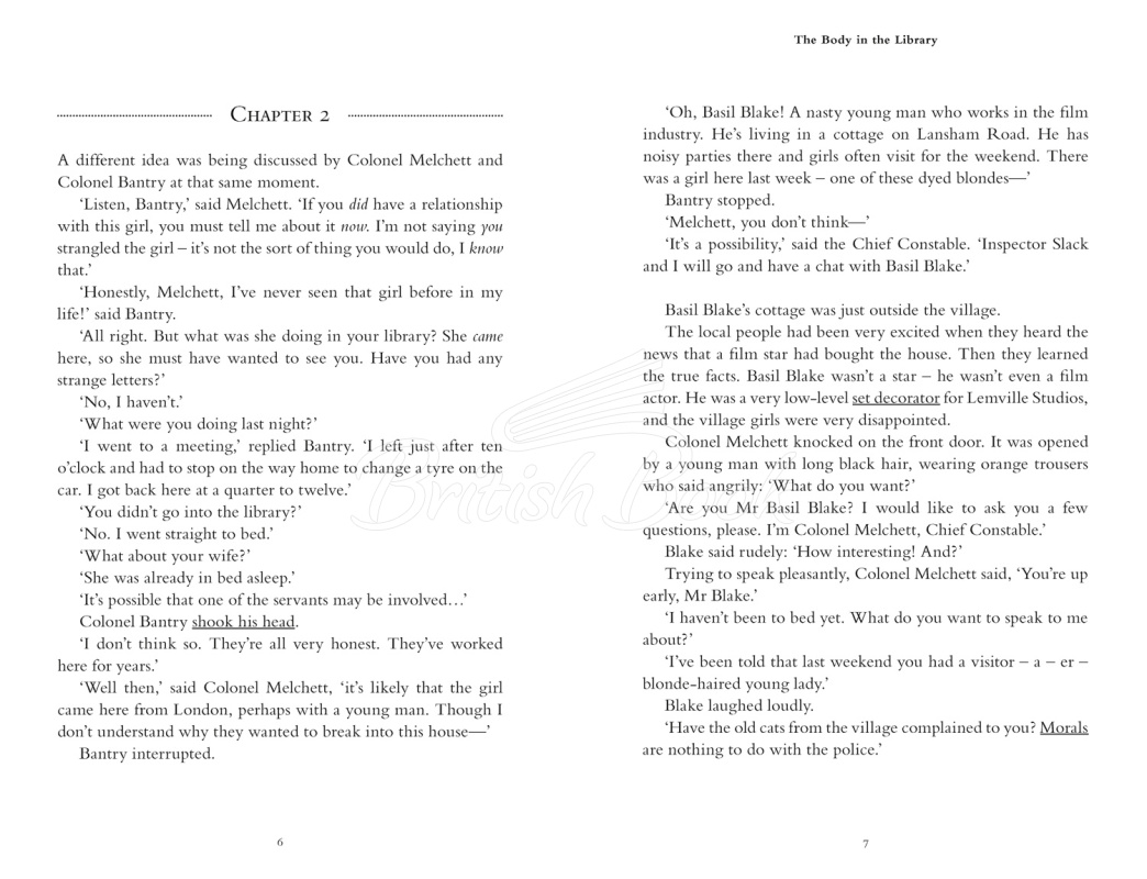 Книга Collins English Readers Level 3 The Body in the Library изображение 1