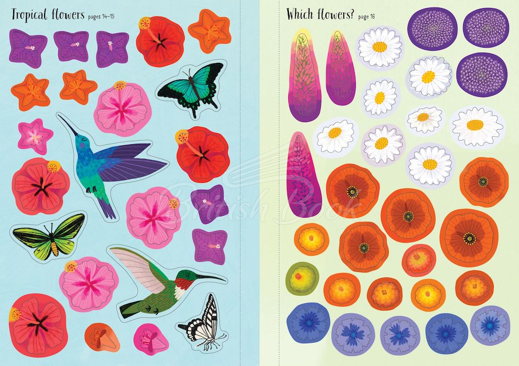 Книга Little First Stickers: Flowers зображення 2