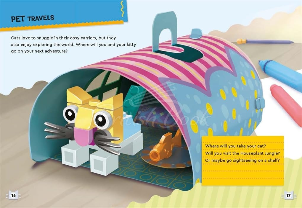 Книга LEGO Books. Tiny Pets: Build and Fold Crafts зображення 1