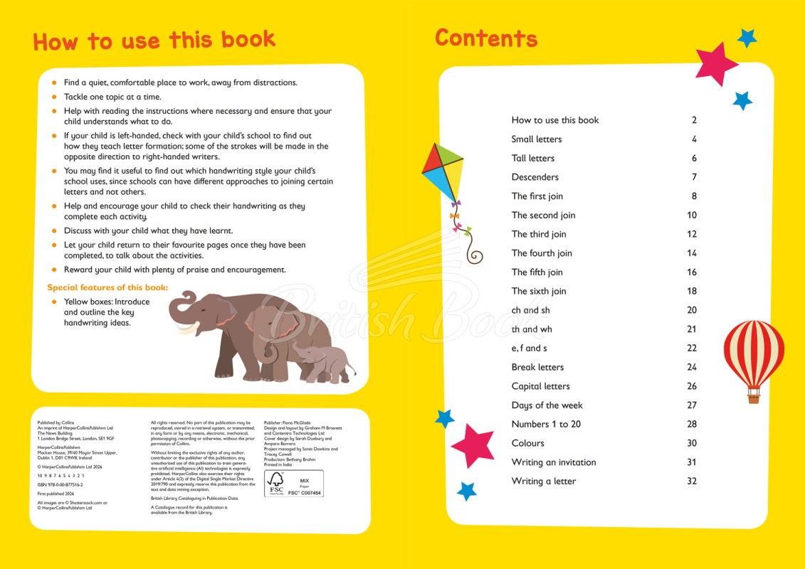 Книга Elite Learning: Handwriting (Ages 5-7) зображення 1