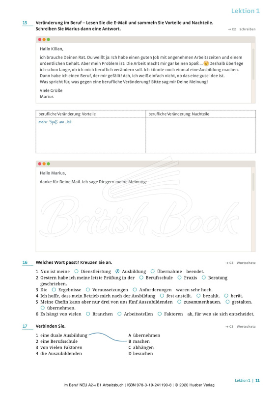 Робочий зошит Im Beruf Neu A2+/B1 Arbeitsbuch зображення 8