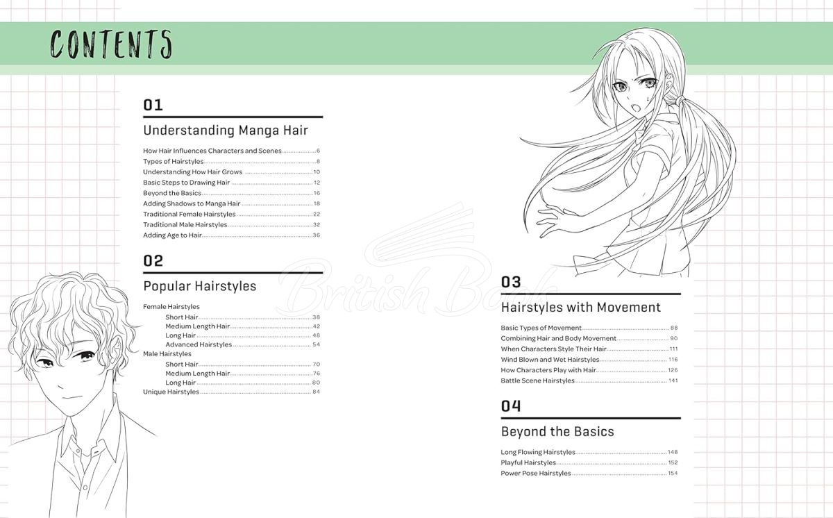 Книга How to Draw Hairstyles for Manga зображення 1
