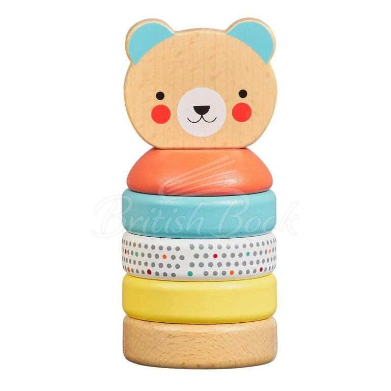 Іграшка Happy Bear Wooden Stacker зображення 1